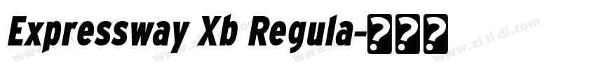 Expressway Xb Regula字体转换